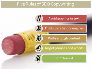 Information about how to best optimise your website copy for search engines