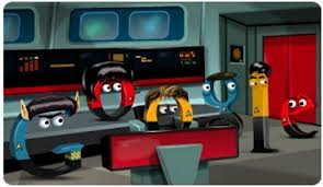 Google honoured the TV show star trek with a Doodle on their homepage
